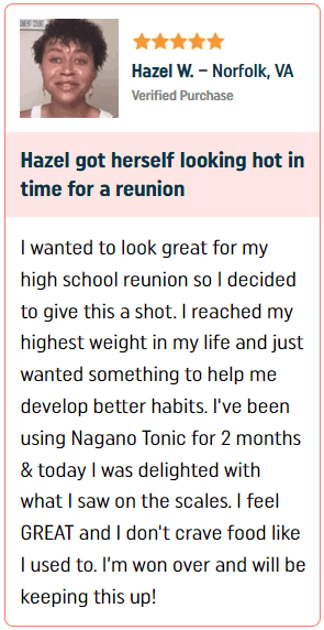 Nagano Tonic Customer Review 3